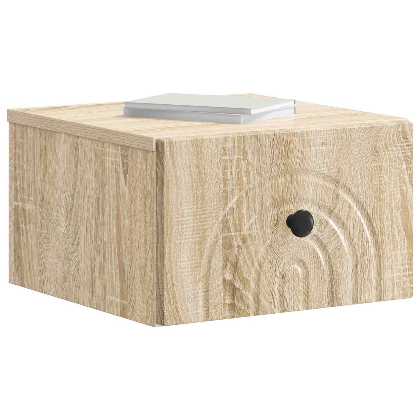 Mobiletto da notte a muro 2 pcs Rovere Sonoma 33 x 34,5 x 20 cm | homemem39