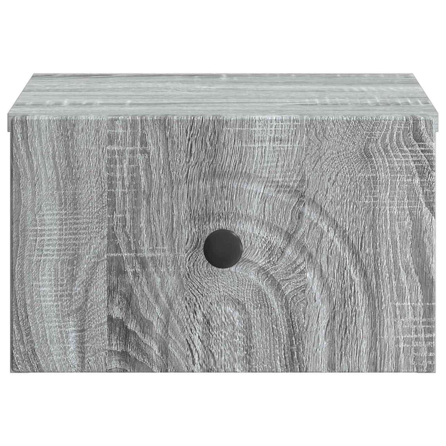 Mobiletto da notte a muro Grigio Sonoma 33 x 34,5 x 20 cm