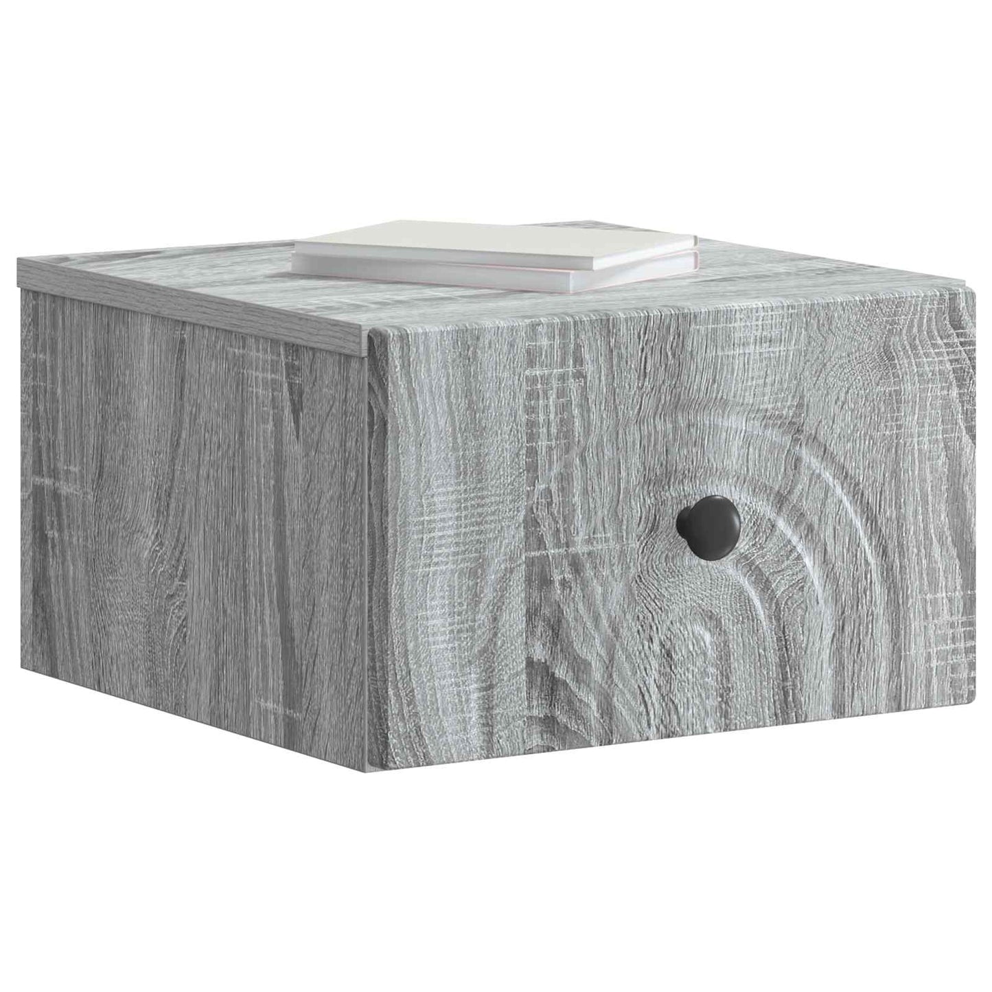 Mobiletto da notte a muro 2 pcs Grigio Sonoma 33 x 34,5 x 20 cm