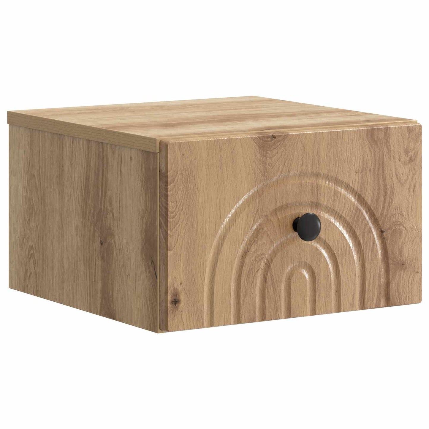 Mobiletto da notte a muro Rovere Artigianale 33 x 34,5 x 20 cm | homemem39