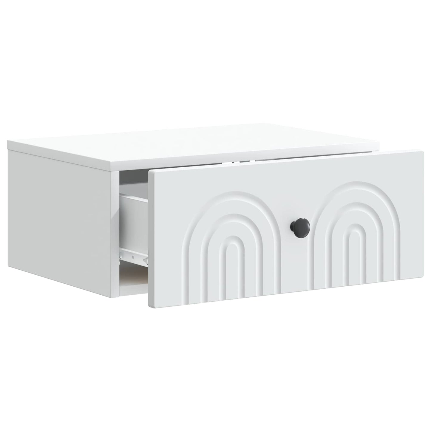 Mobiletto da notte a muro 2 pcs Bianco 49 x 34,5 x 20 cm | homemem39