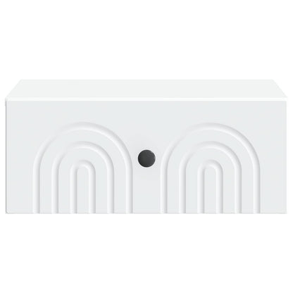 Mobiletto da notte a muro 2 pcs Bianco 49 x 34,5 x 20 cm | homemem39