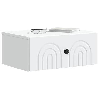 Mobiletto da notte a muro 2 pcs Bianco 49 x 34,5 x 20 cm | homemem39