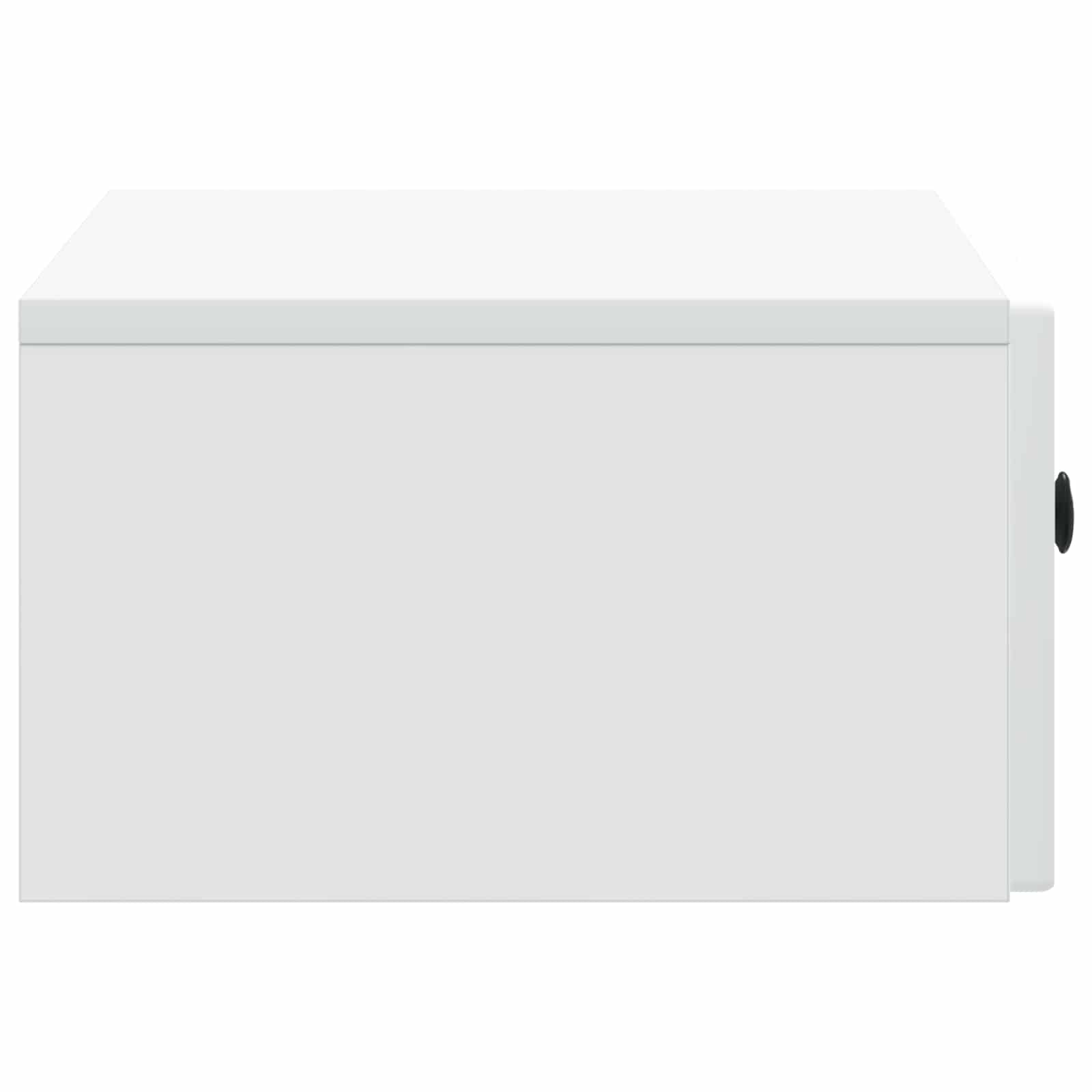 Mobiletto da notte a muro 2 pcs Bianco 49 x 34,5 x 20 cm | homemem39