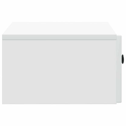 Mobiletto da notte a muro 2 pcs Bianco 49 x 34,5 x 20 cm | homemem39