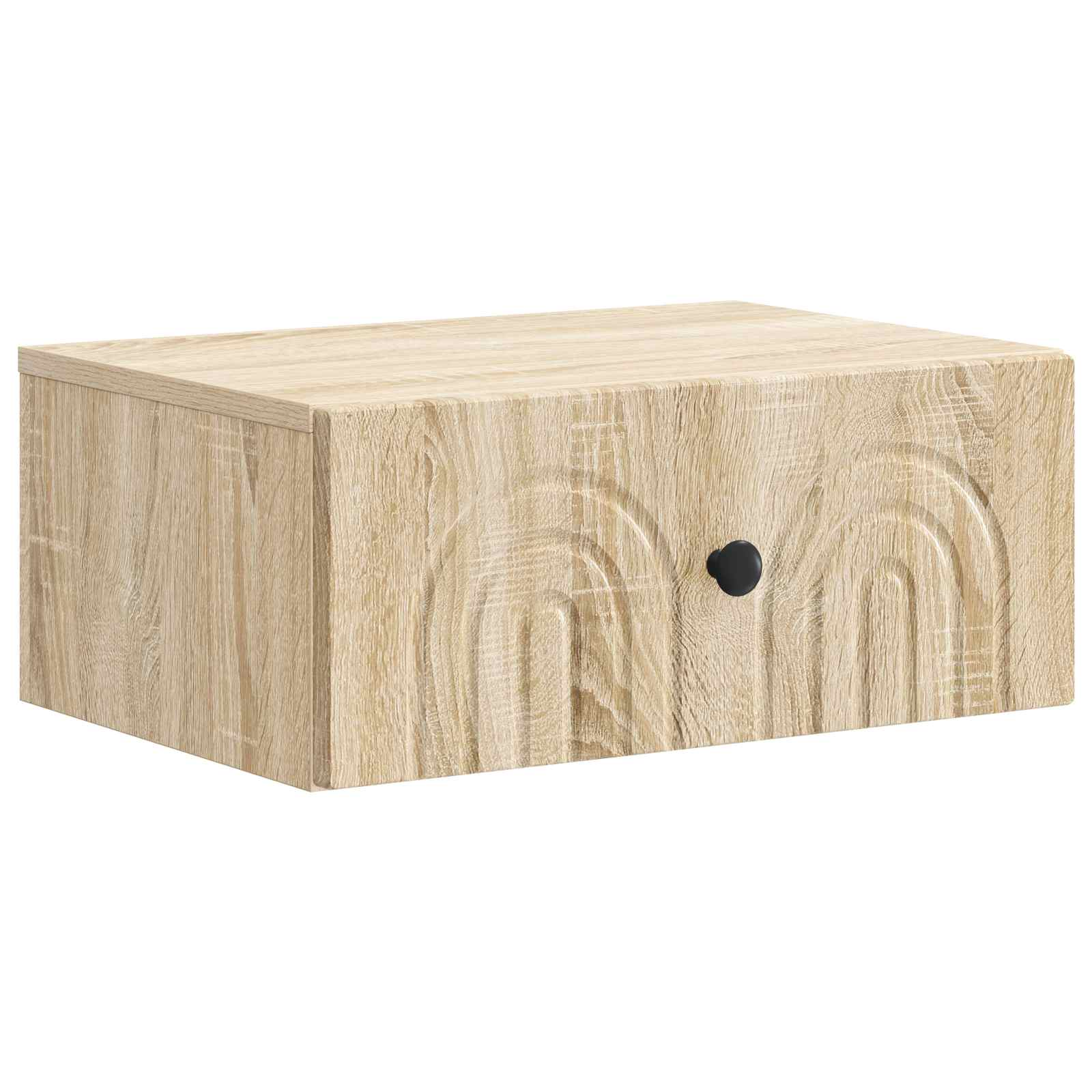 Mobiletto da notte a muro Rovere Sonoma 49 x 34,5 x 20 cm | homemem39