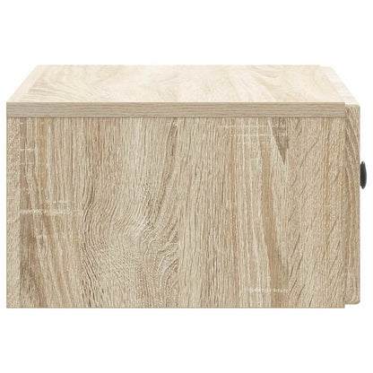 Mobiletto da notte a muro Rovere Sonoma 49 x 34,5 x 20 cm | homemem39