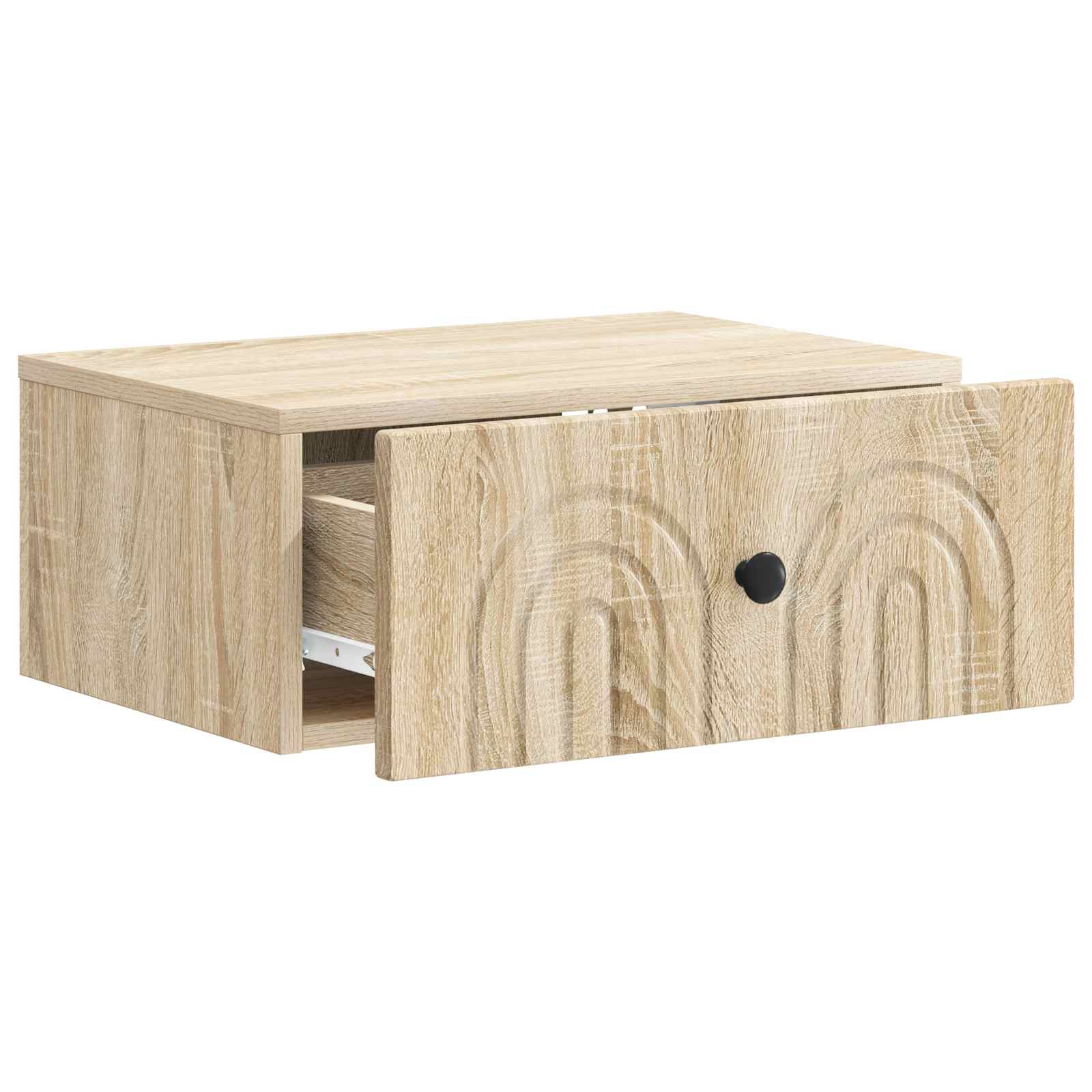 Mobiletto da notte a muro 2 pcs Rovere Sonoma 49 x 34,5 x 20 cm | homemem39