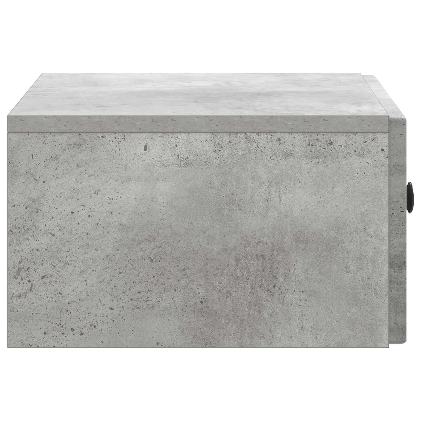 Mobiletto da notte a muro 2 pz Grigio Cemento 49 x 34,5 x 20 cm