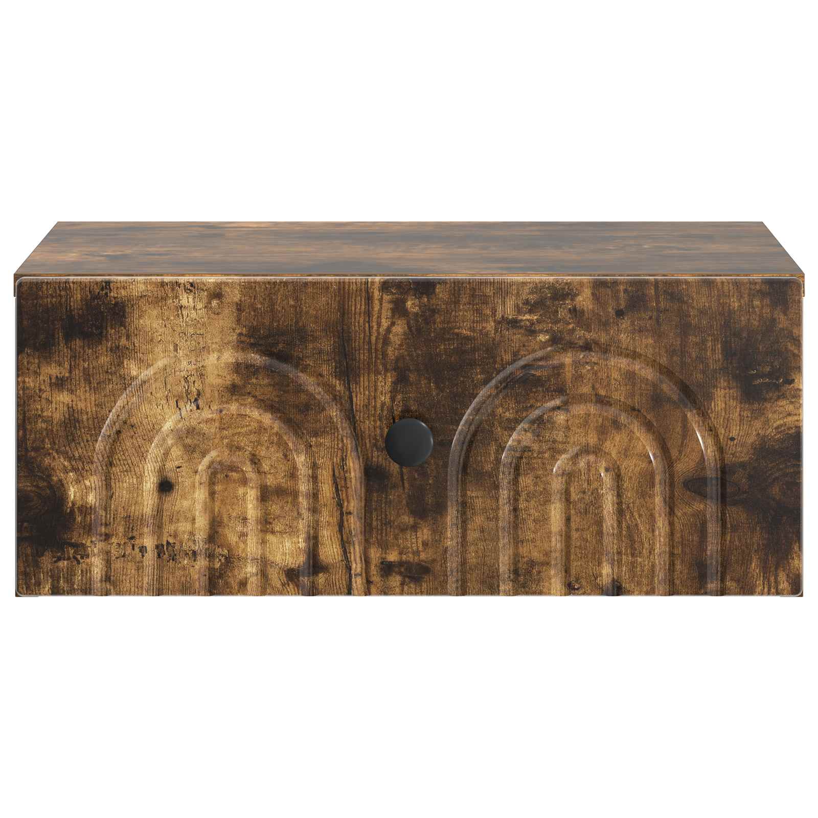 Mobiletto da notte a muro Rovere Fumo 49 x 34,5 x 20 cm | homemem39
