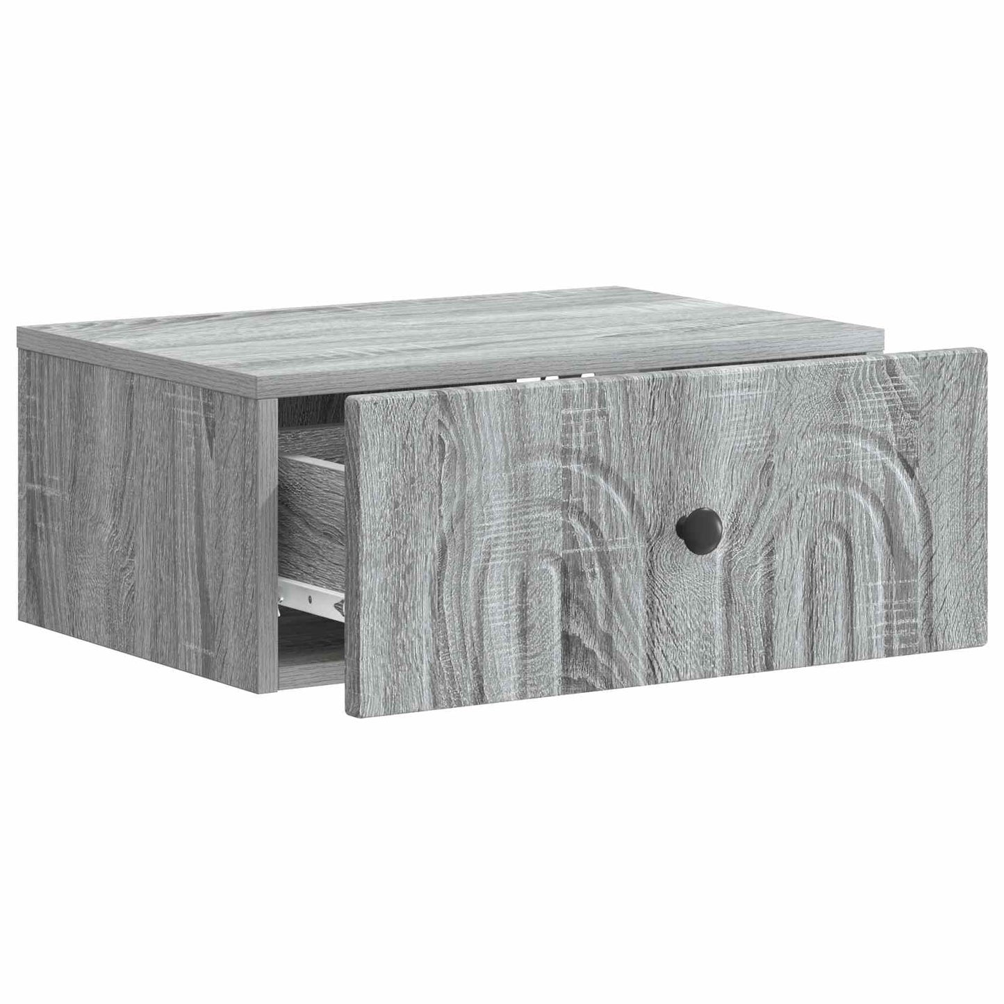 Mobiletto da notte a muro Grigio Sonoma 49 x 34,5 x 20 cm | homemem39