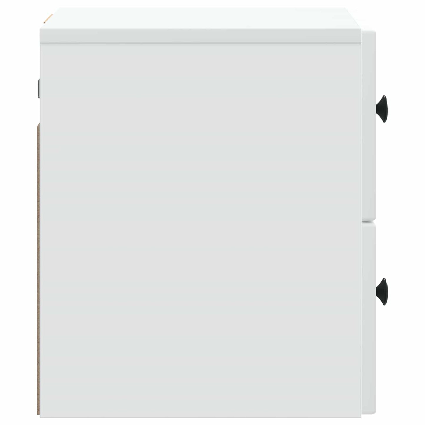 Mobiletto da notte a muro 2 pz Bianco 33 x 34,5 x 40 cm