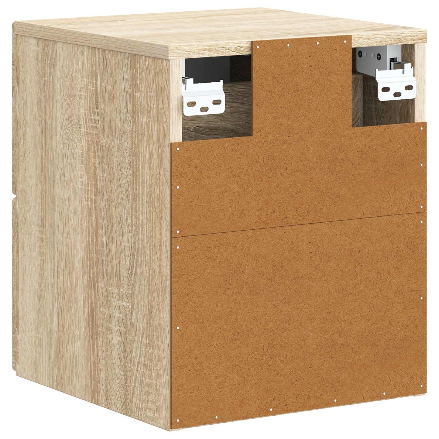 Mobiletto da notte a muro Rovere Sonoma 33 x 34,5 x 40 cm