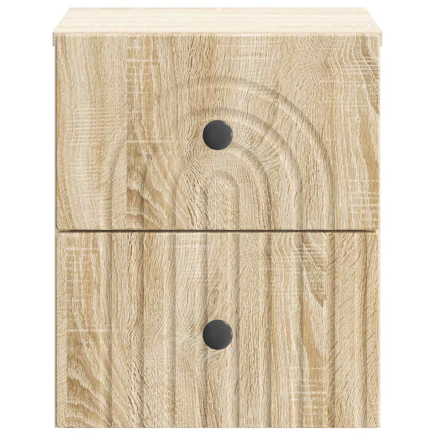 Mobiletto da notte a muro Rovere Sonoma 33 x 34,5 x 40 cm