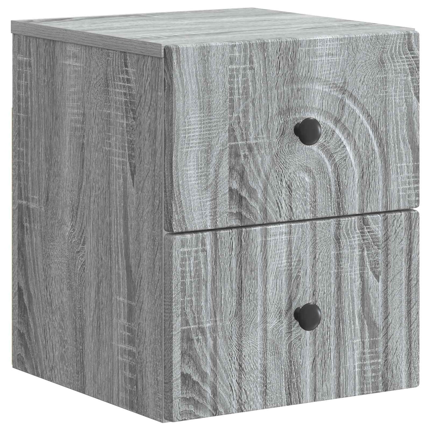 Mobiletto da notte a muro 2 pcs Grigio Sonoma 33 x 34,5 x 40 cm | homemem39