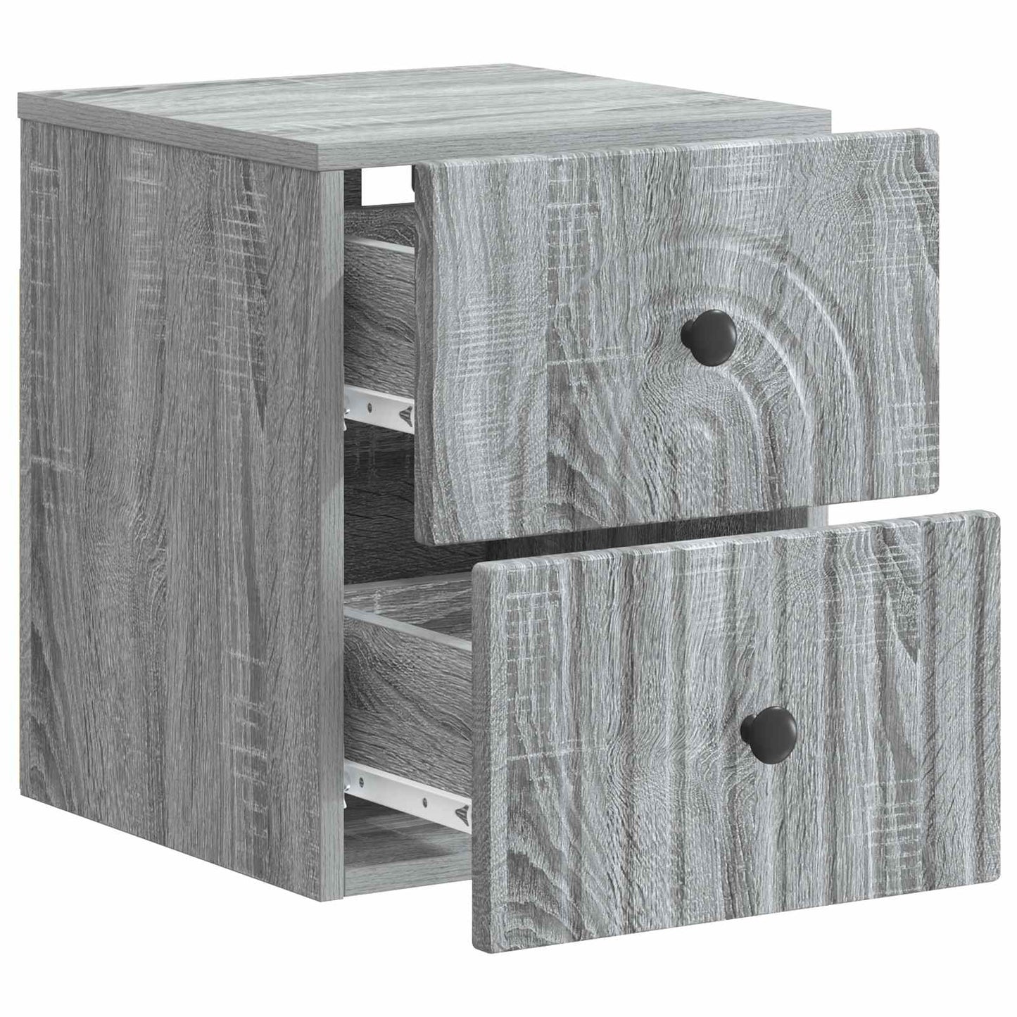 Mobiletto da notte a muro 2 pcs Grigio Sonoma 33 x 34,5 x 40 cm | homemem39