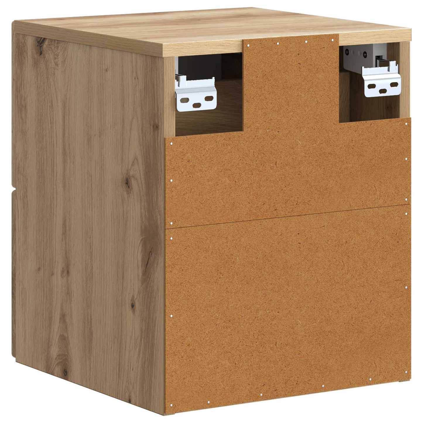 Mobiletto da notte a muro con cassetto 2 pcs Rovere Artigianale | homemem39