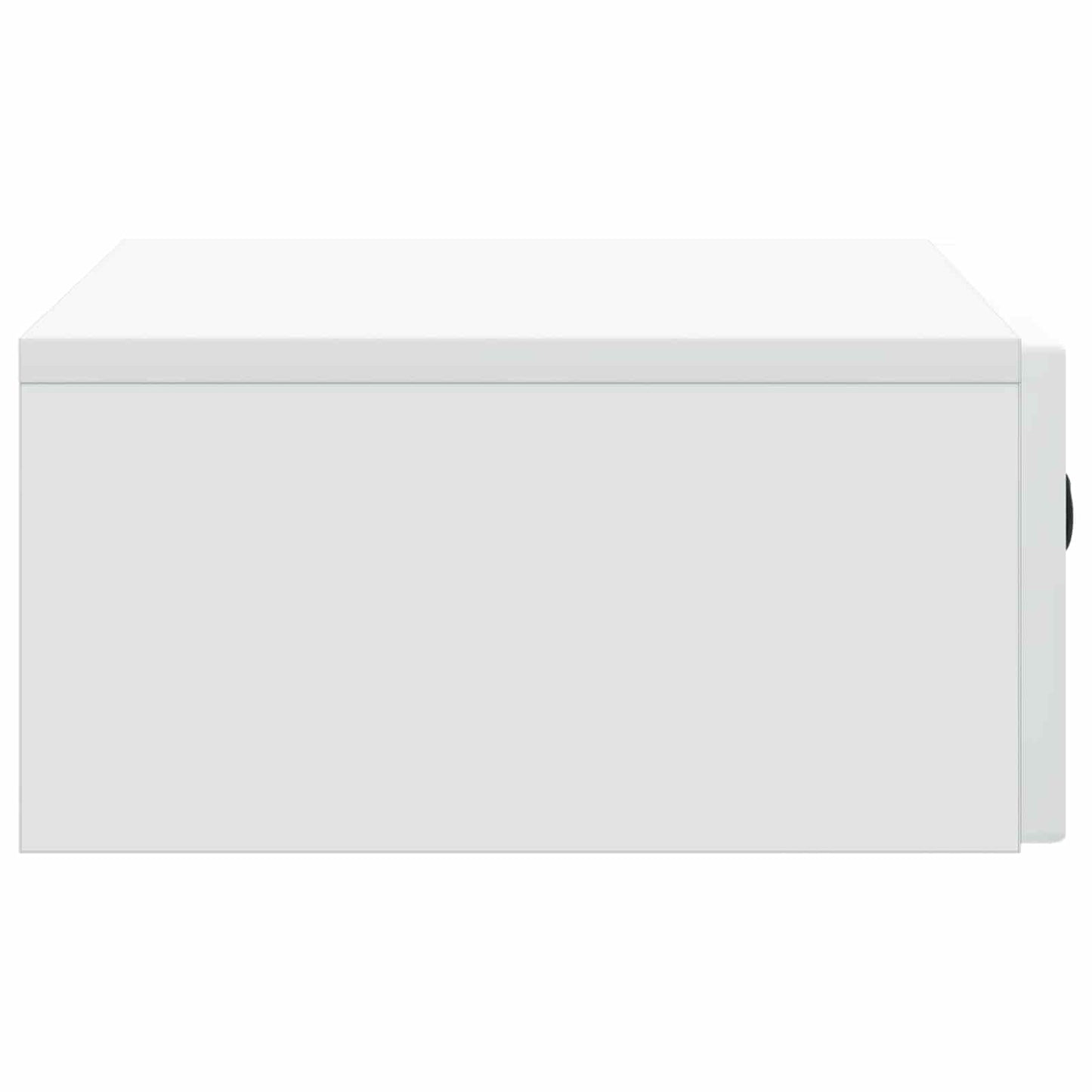 Tavolino da Parete Laterale Bianco 59 x 34,5 x 17 cm | homemem39