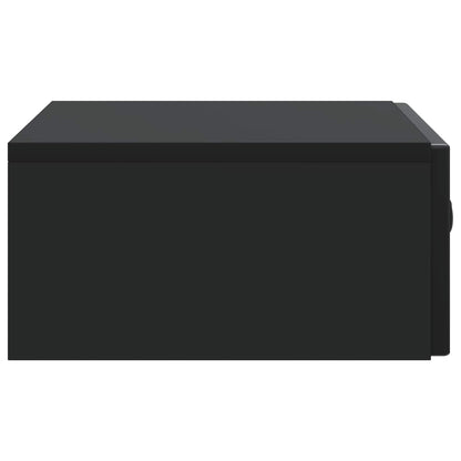 Tavolino da Parete Laterale Nero 59 x 34,5 x 17 cm | homemem39