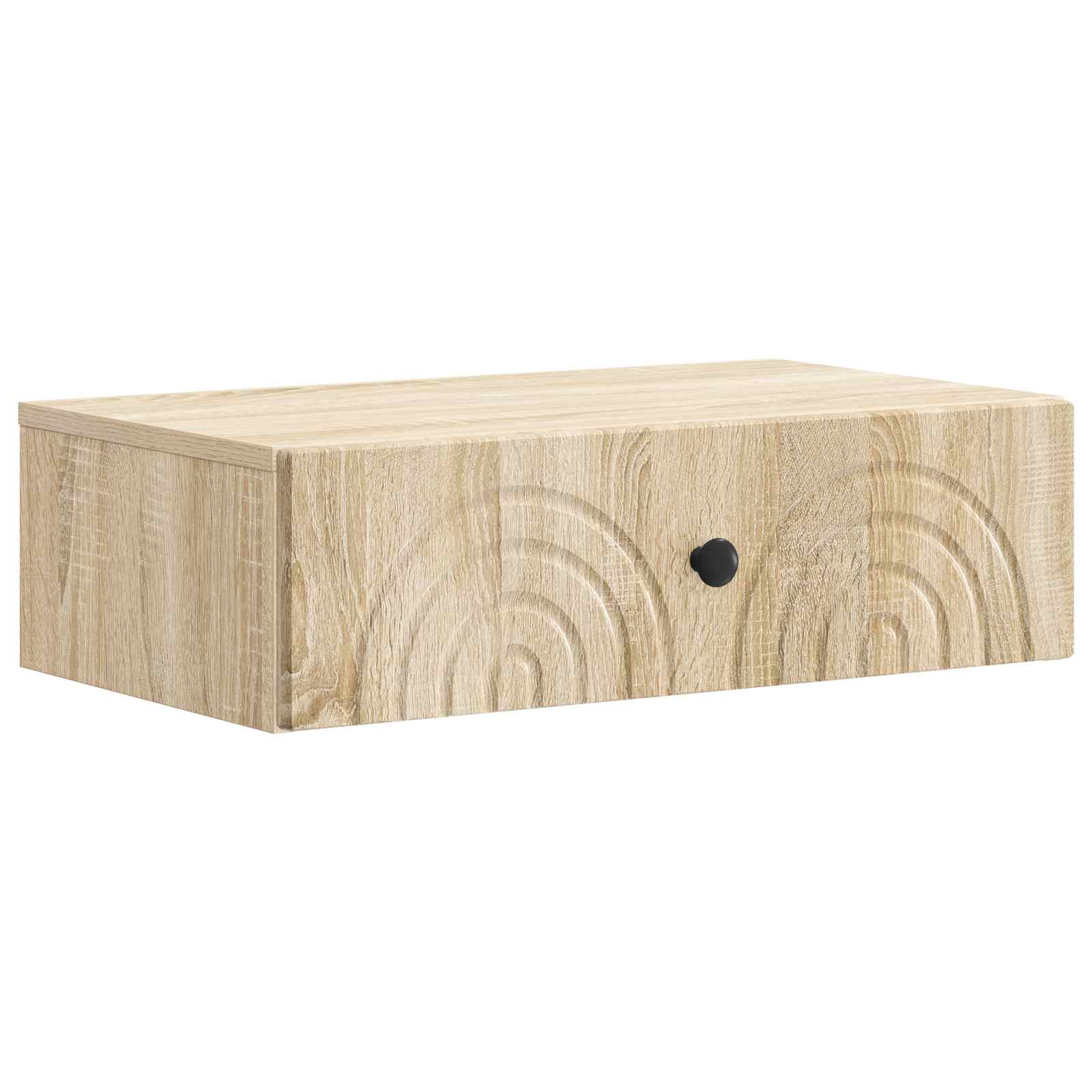 Tavolino da Parete Laterale Rovere Sonoma 59 x 34,5 x 17 cm | homemem39