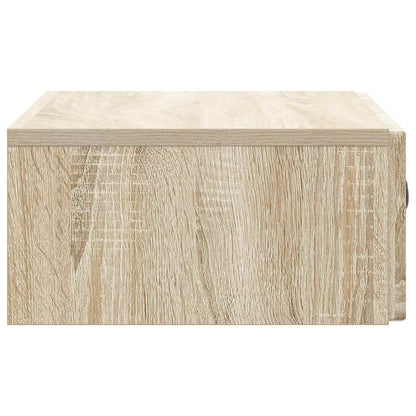 Tavolino da Parete Laterale Rovere Sonoma 59 x 34,5 x 17 cm | homemem39
