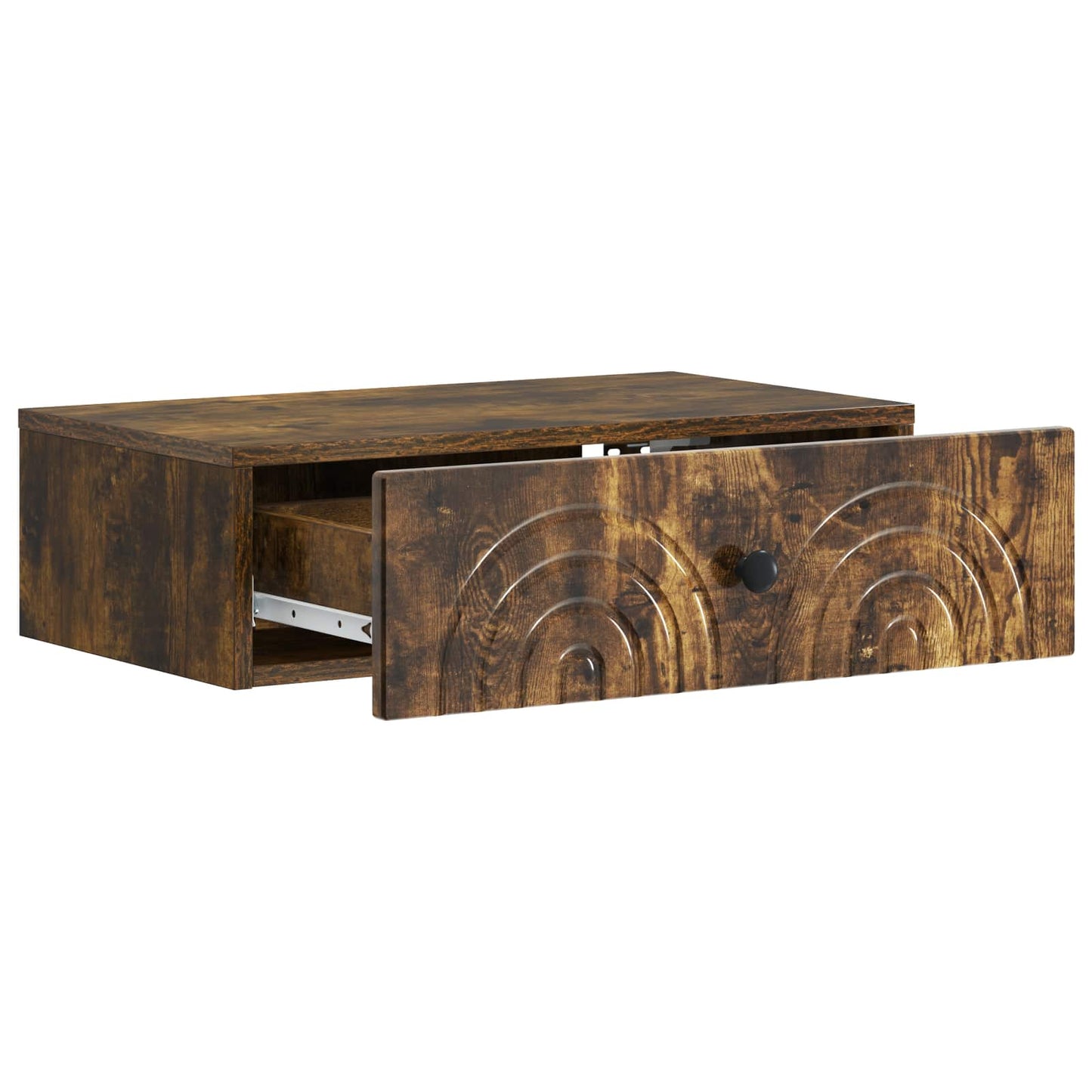 Tavolino da Parete Laterale Rovere Fumo 59 x 34,5 x 17 cm | homemem39