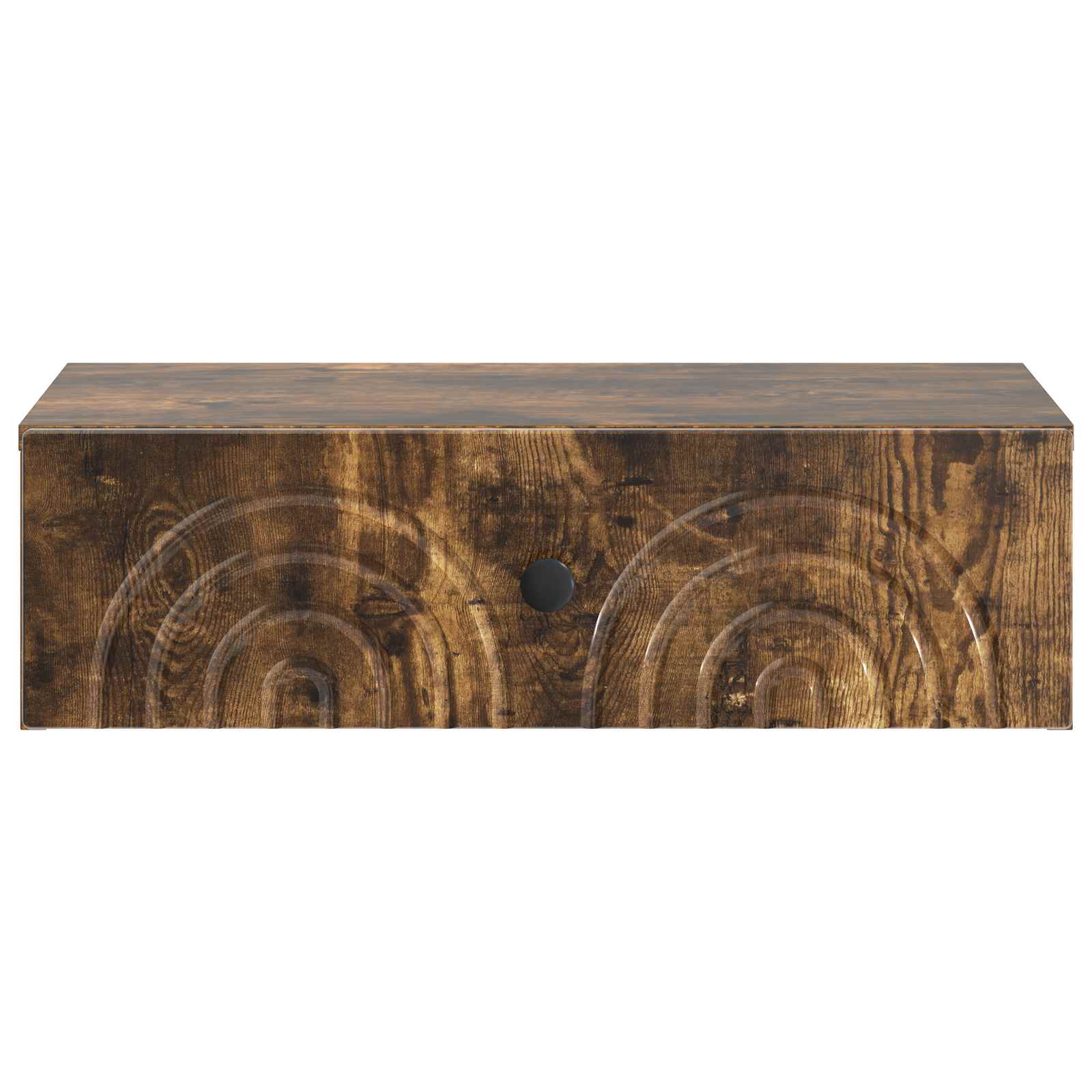 Tavolino da Parete Laterale Rovere Fumo 59 x 34,5 x 17 cm | homemem39