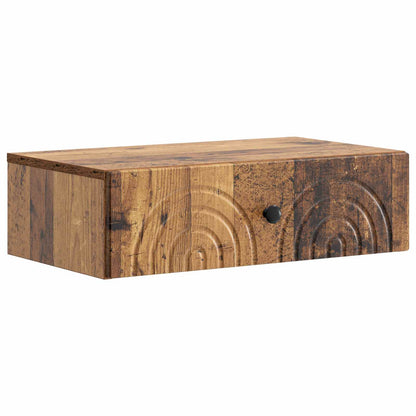 Tavolino da Parete Laterale Legno antico 59 x 34,5 x 17 cm