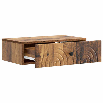 Tavolino da Parete Laterale Legno antico 59 x 34,5 x 17 cm | homemem39