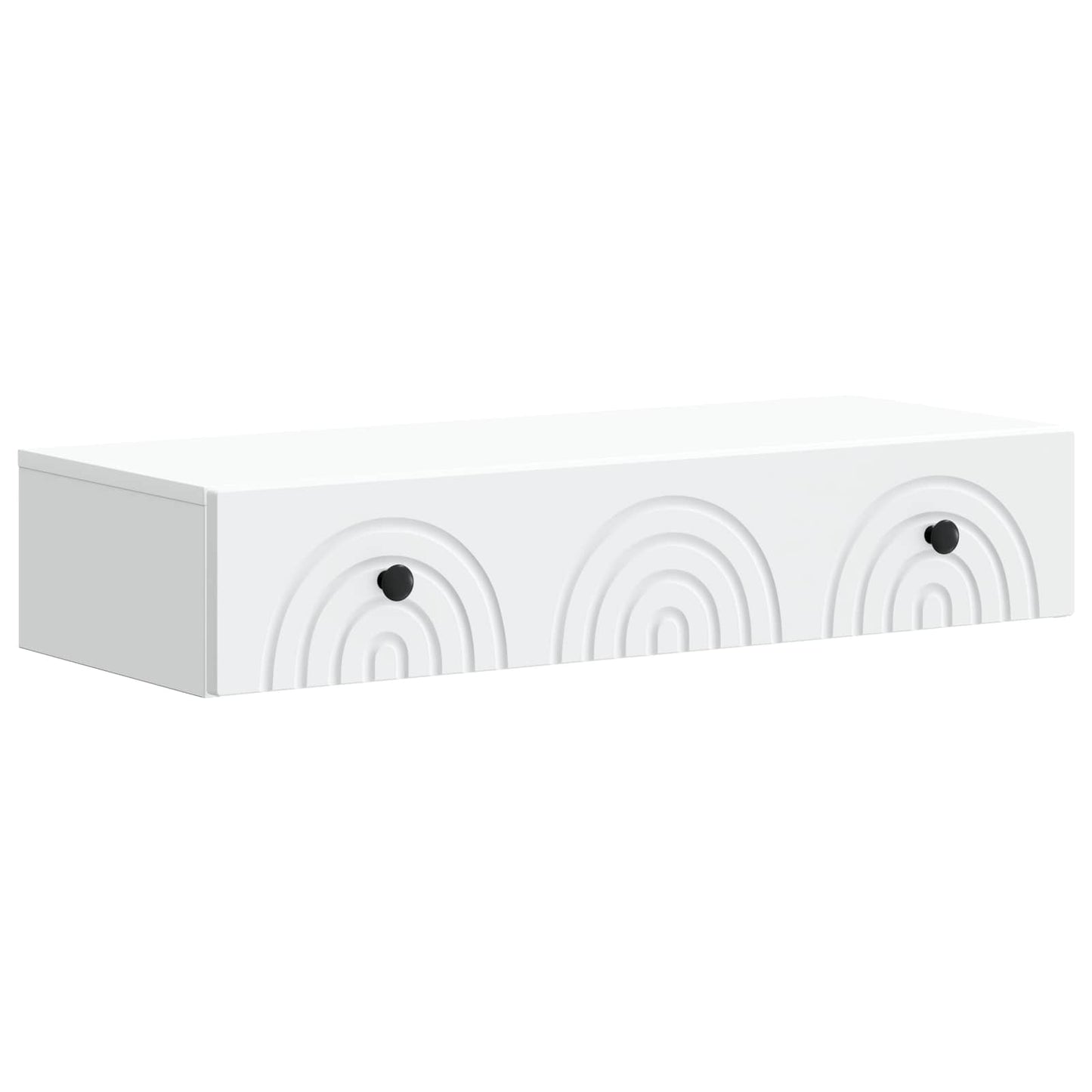 Tavolino da Parete Laterale Bianco 87,5 x 34,5 x 17 cm | homemem39