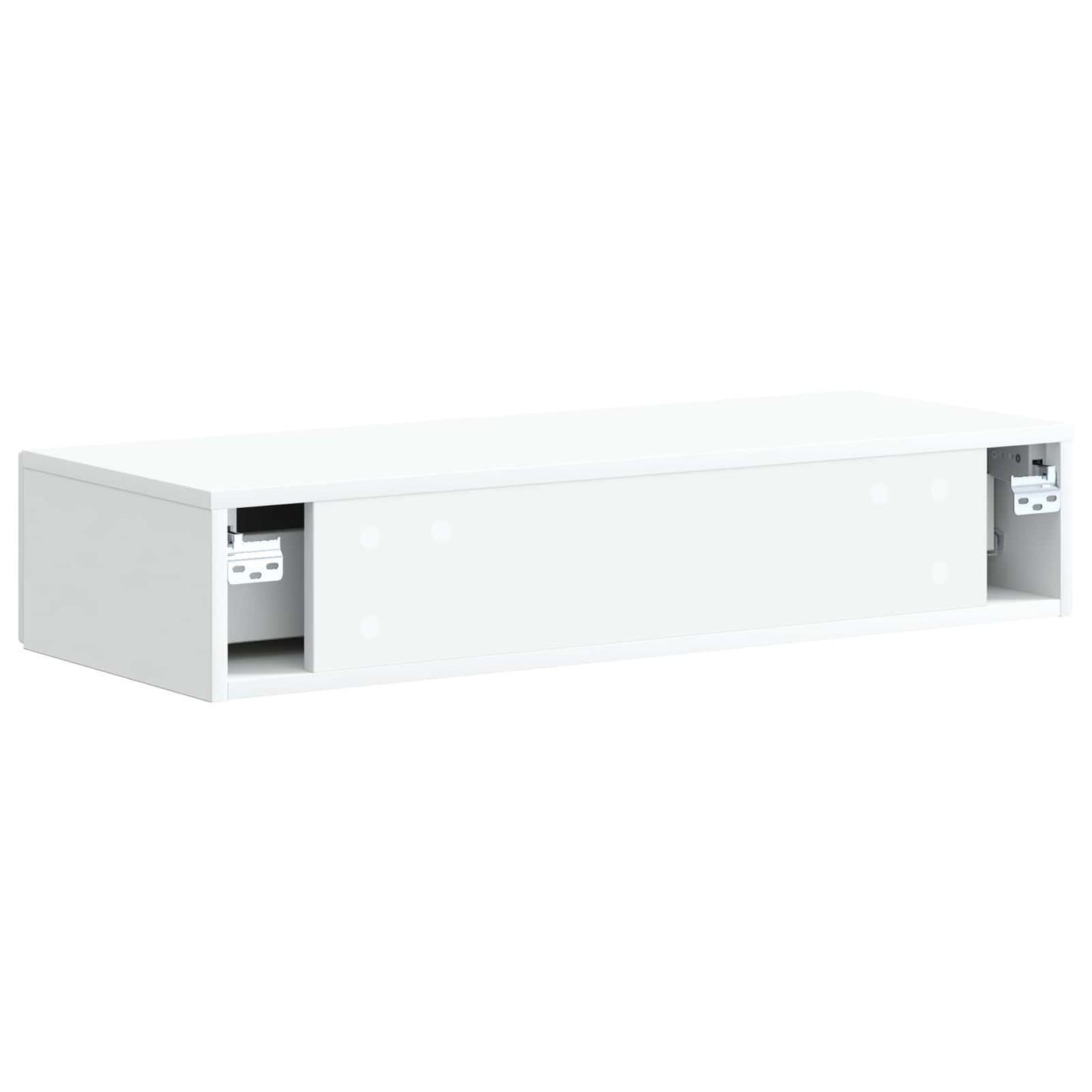 Tavolino da Parete Laterale Bianco 87,5 x 34,5 x 17 cm | homemem39