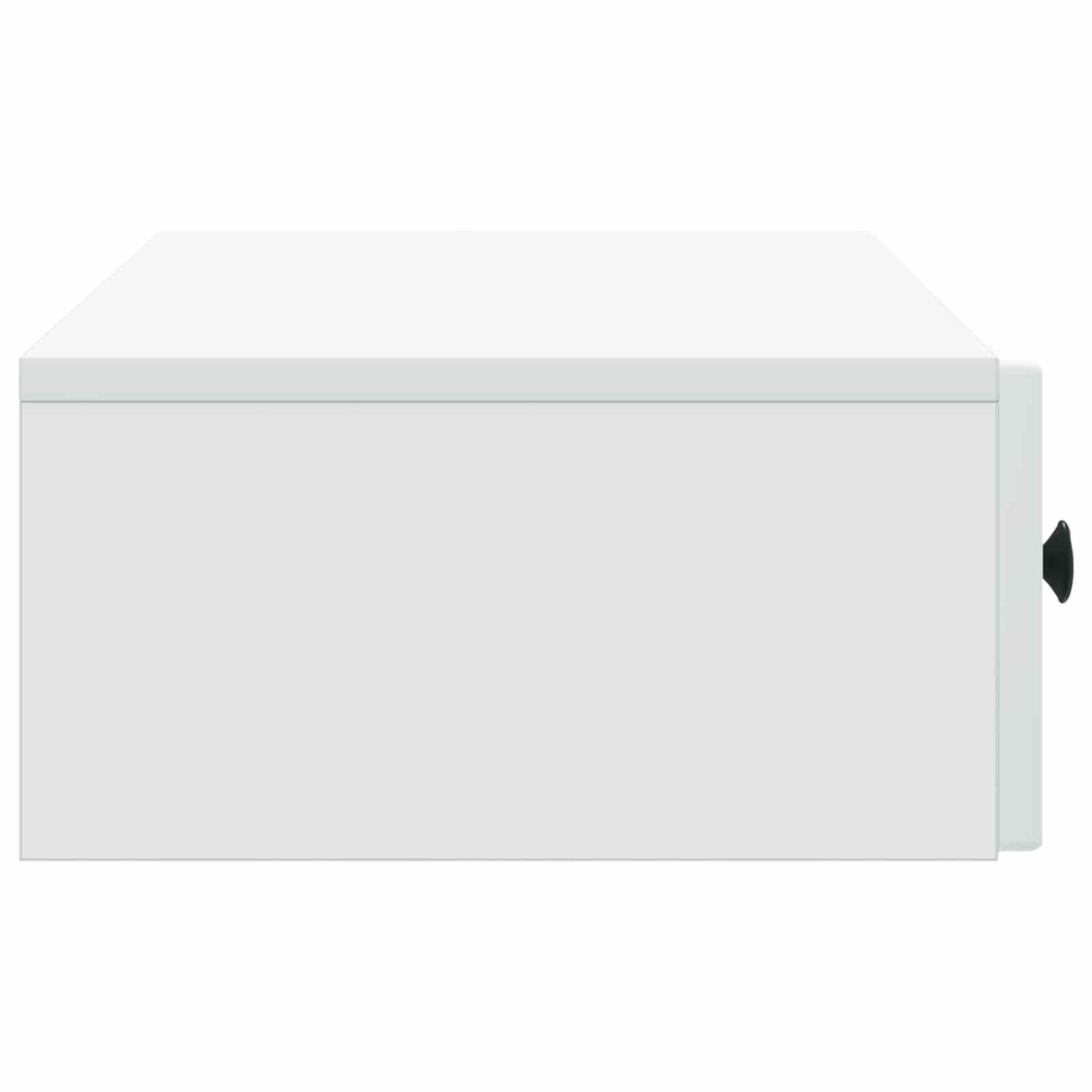 Tavolino da Parete Laterale Bianco 87,5 x 34,5 x 17 cm | homemem39