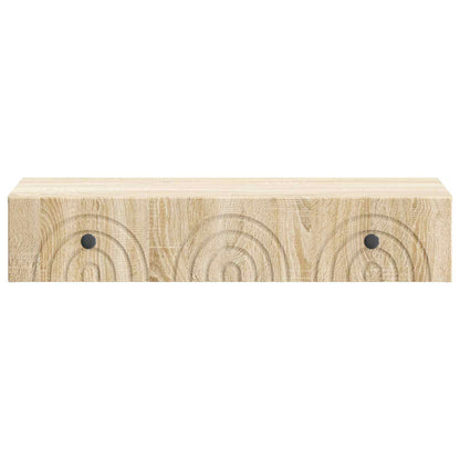 Tavolino da Parete Laterale Rovere Sonoma 87,5 x 34,5 x 17 cm | homemem39