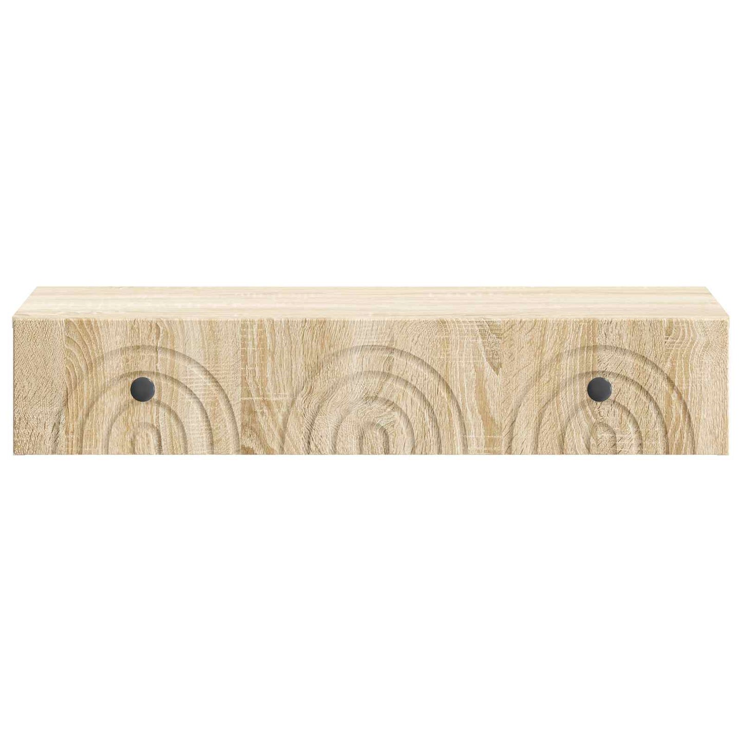 Tavolino da Parete Laterale Rovere Sonoma 87,5 x 34,5 x 17 cm