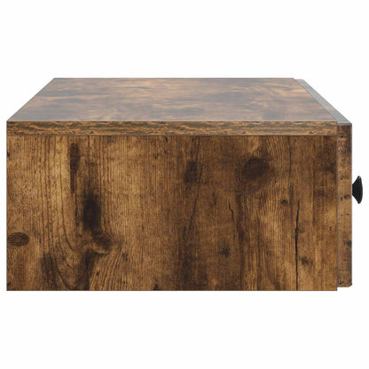 Tavolino da Parete Laterale Rovere Fumo 87,5 x 34,5 x 17 cm | homemem39