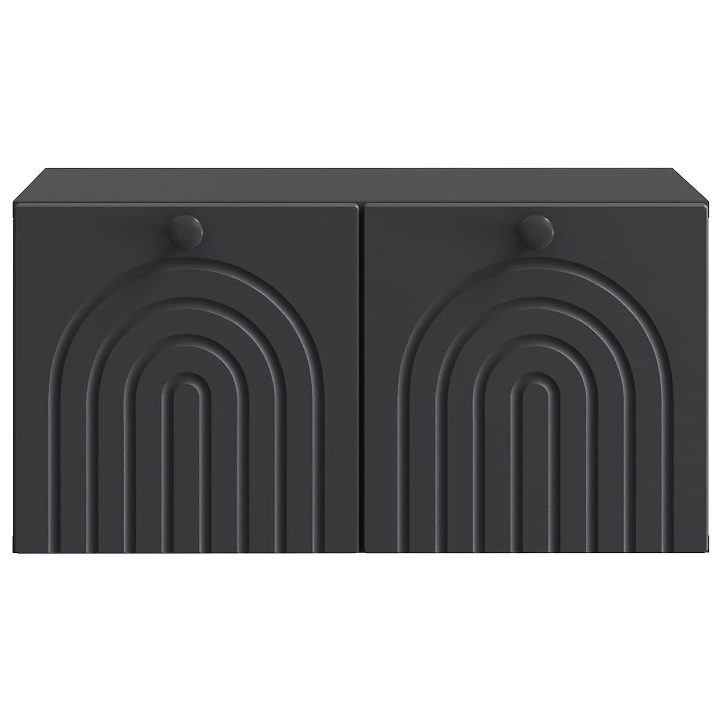 Mobile Porta TV da Muro Nero 59,5 x 41 x 30 cm