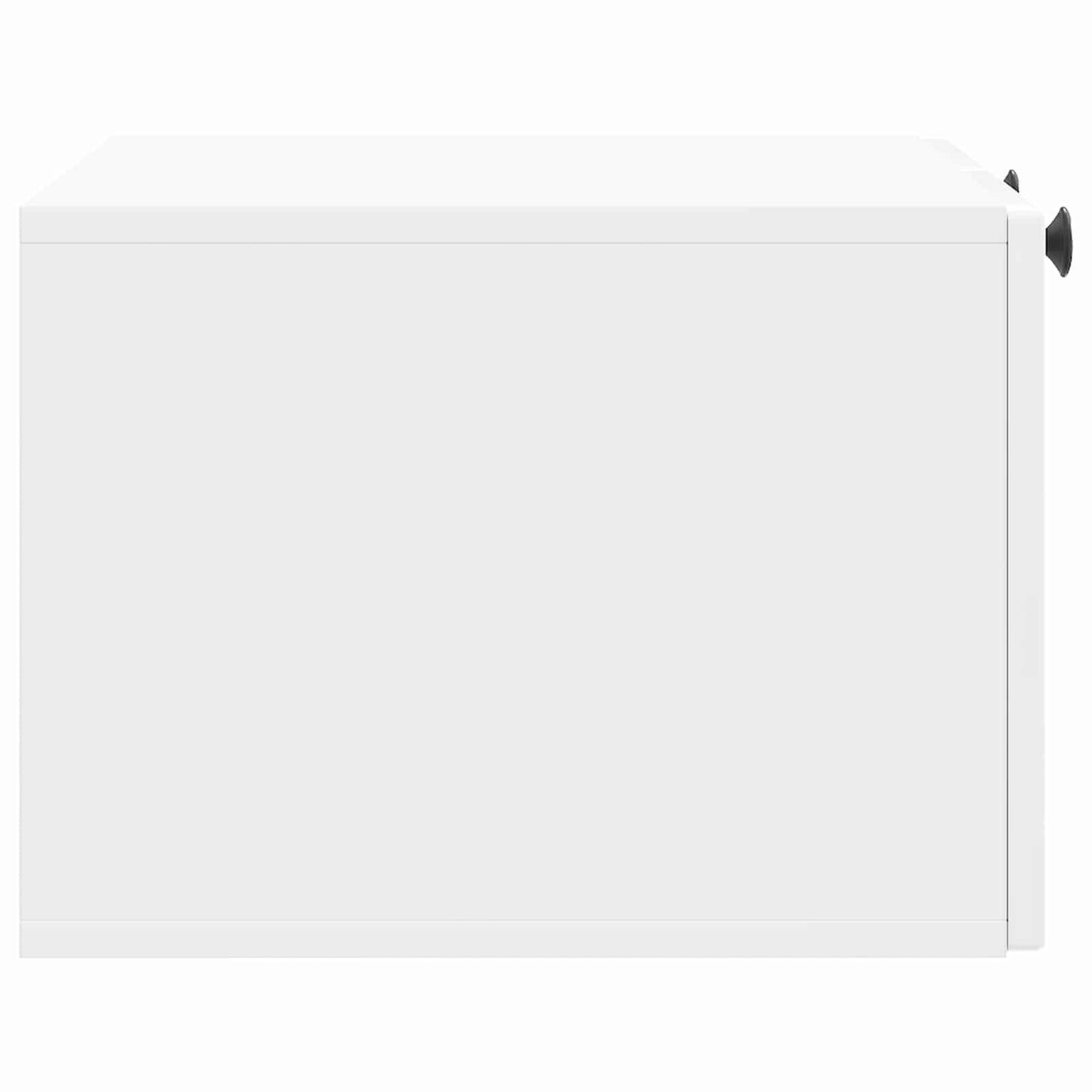 Mobile Porta TV da Muro Bianco Lucido 59,5 x 41 x 30 cm