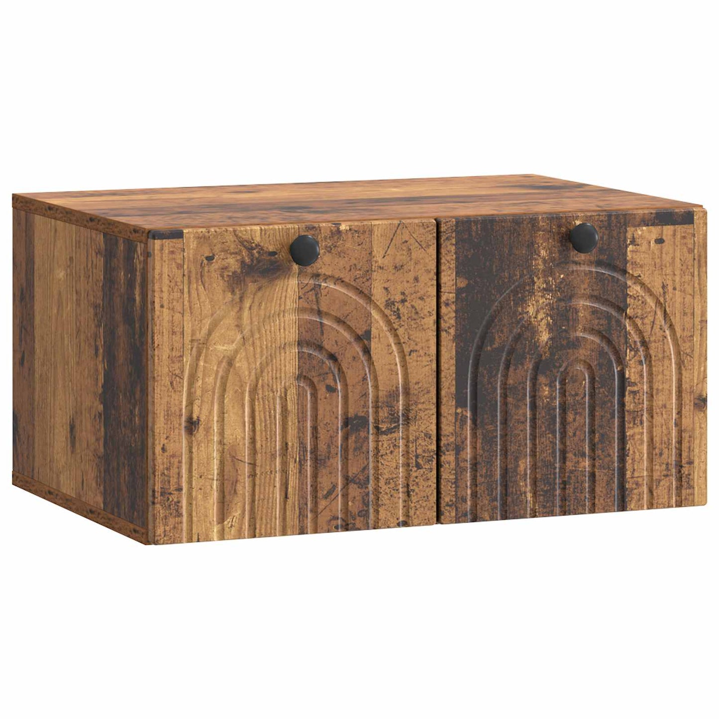Mobile Porta TV da Muro Legno antico 59,5 x 41 x 30 cm