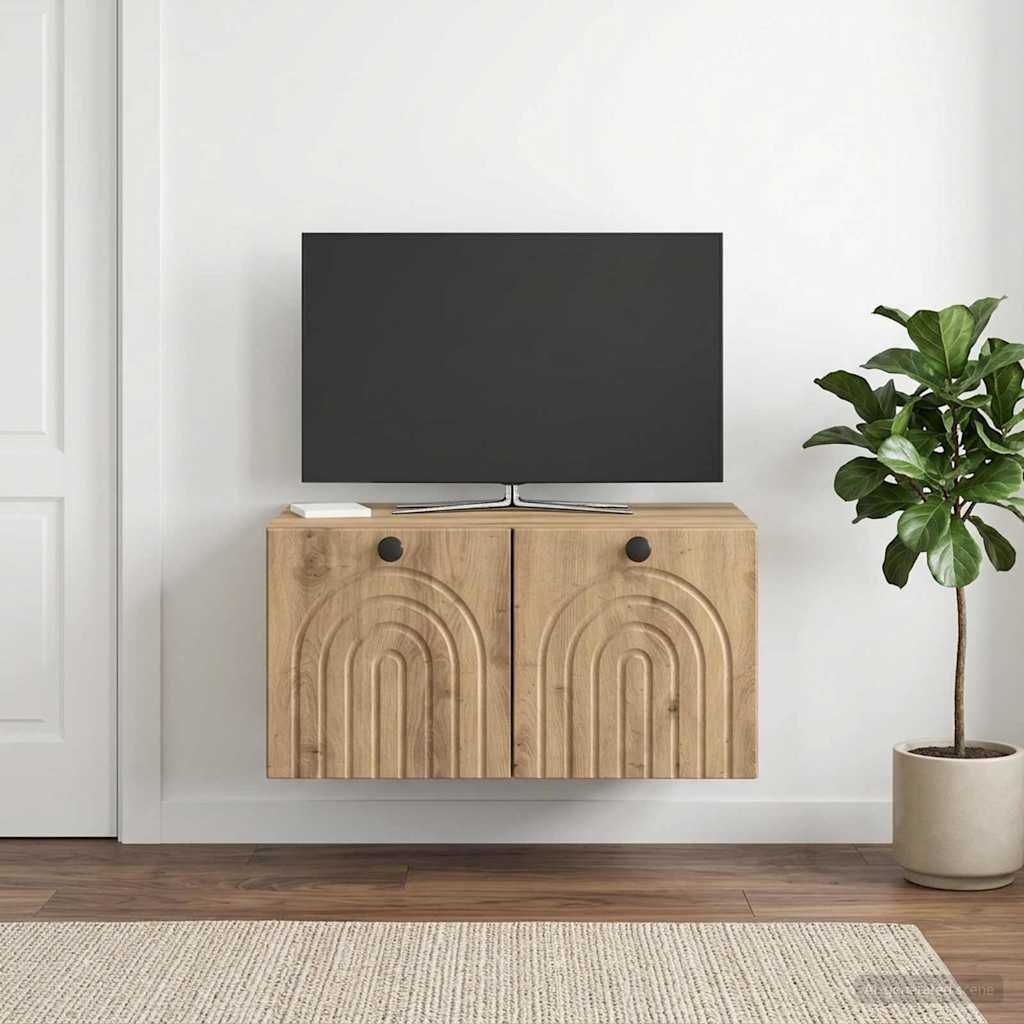 Mobile Porta TV da Muro 59,5 x 41 x 30 cm Rovere Artigianale