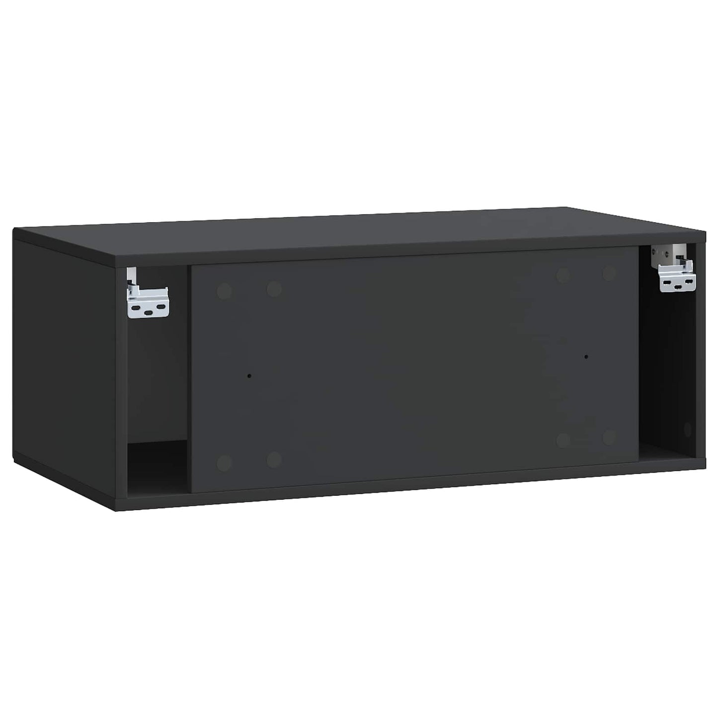 Mobile Porta TV da Muro Nero 78,5 x 41 x 30 cm