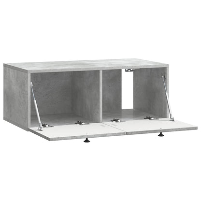 Mobile Porta TV da Muro Grigio Cemento 78,5 x 41 x 30 cm