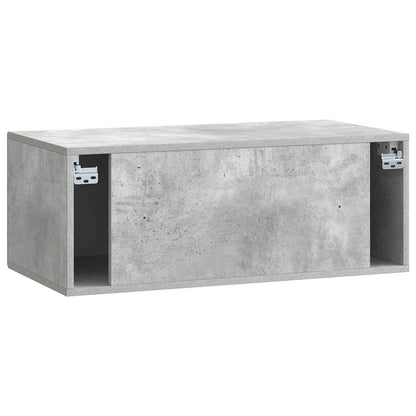 Mobile Porta TV da Muro Grigio Cemento 78,5 x 41 x 30 cm