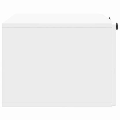 Mobile Porta TV da Muro Bianco Lucido 78,5 x 41 x 30 cm | homemem39