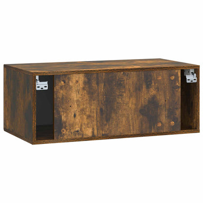 Mobile Porta TV da Muro Rovere Fumo 78,5 x 41 x 30 cm