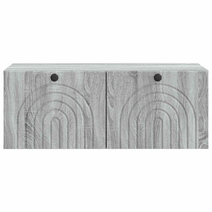 Mobile Porta TV da Muro Grigio Sonoma 78,5 x 41 x 30 cm