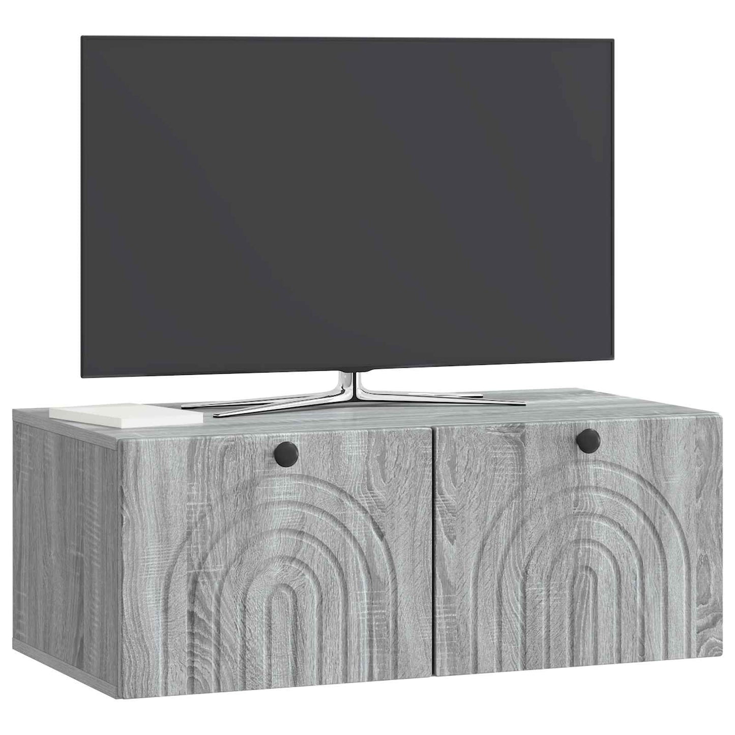 Mobile Porta TV da Muro Grigio Sonoma 78,5 x 41 x 30 cm