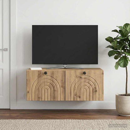 Mobile Porta TV da Muro 78,5 x 41 x 30 cm Rovere Artigianale