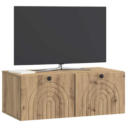Mobile Porta TV da Muro 78,5 x 41 x 30 cm Rovere Artigianale