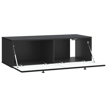 Mobile Porta TV da Muro Montaggio a parete Nero 99 x 41 x 30 cm | homemem39