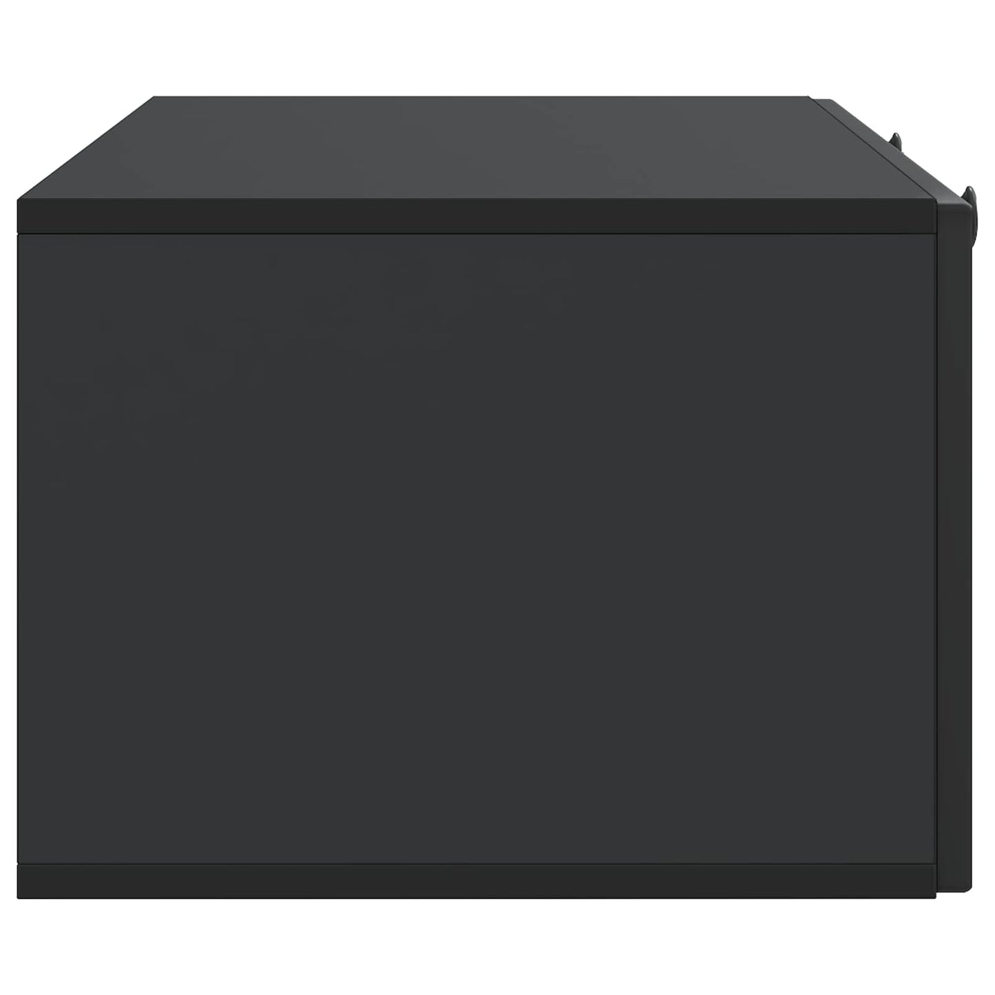 Mobile Porta TV da Muro Montaggio a parete Nero 99 x 41 x 30 cm | homemem39